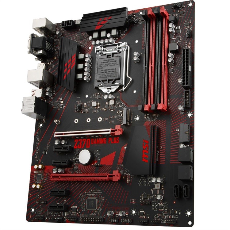 msi/微星 z370 gaming plus lga1151针脚z370系列主板