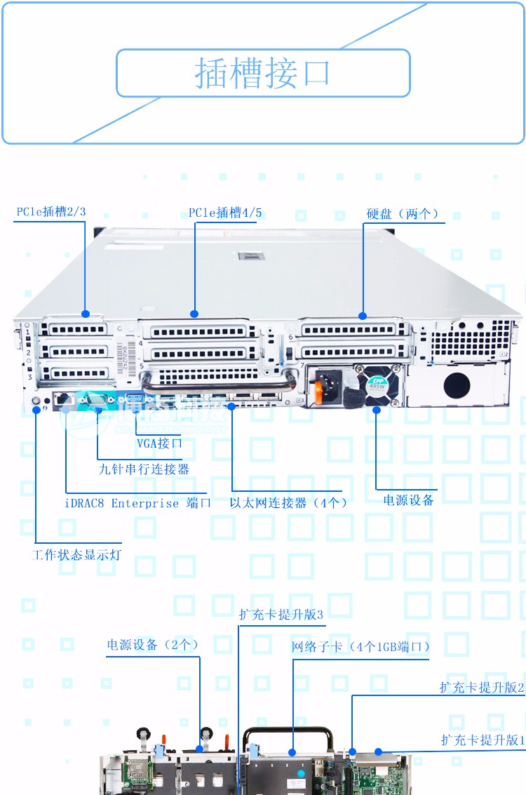 dell/戴尔机架式服务器poweredger730xd 评测 参数 配置设置